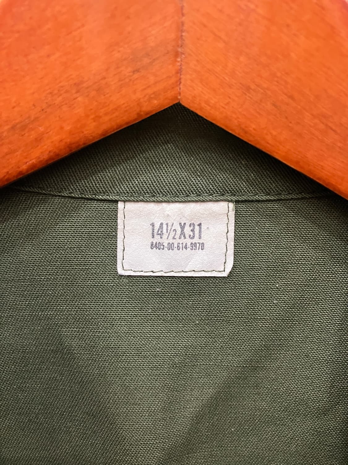 70s us army og 507 밀리터리 셔츠 상품이미지3