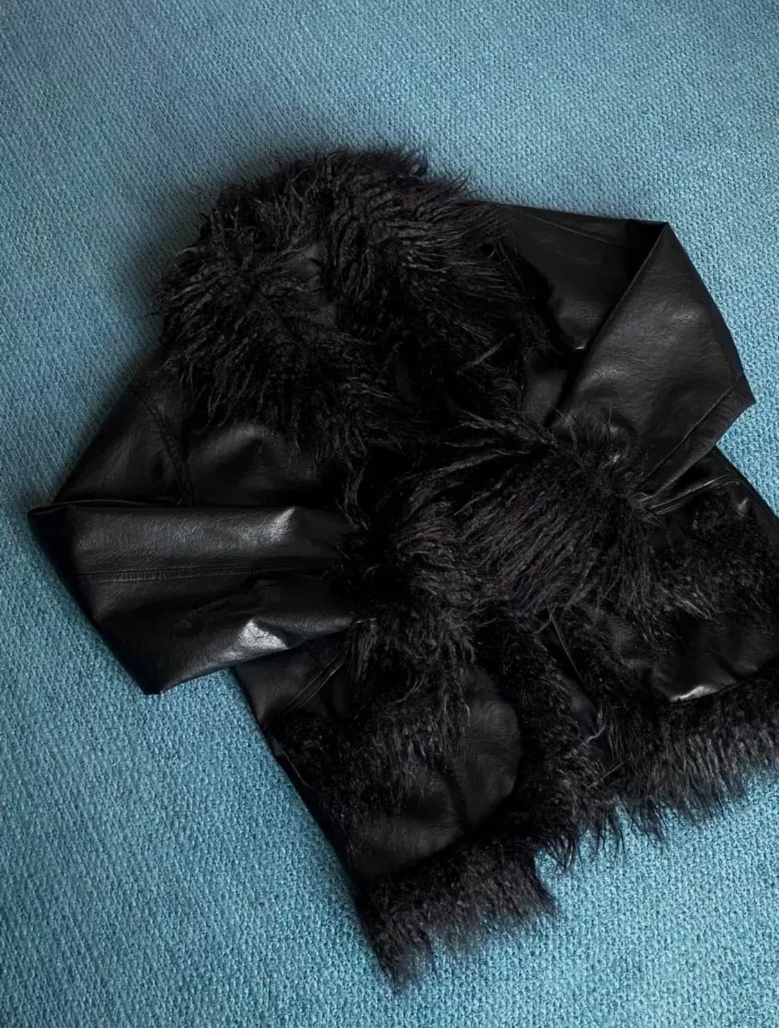 odor 오도어 퍼 레더 자켓 상품이미지1