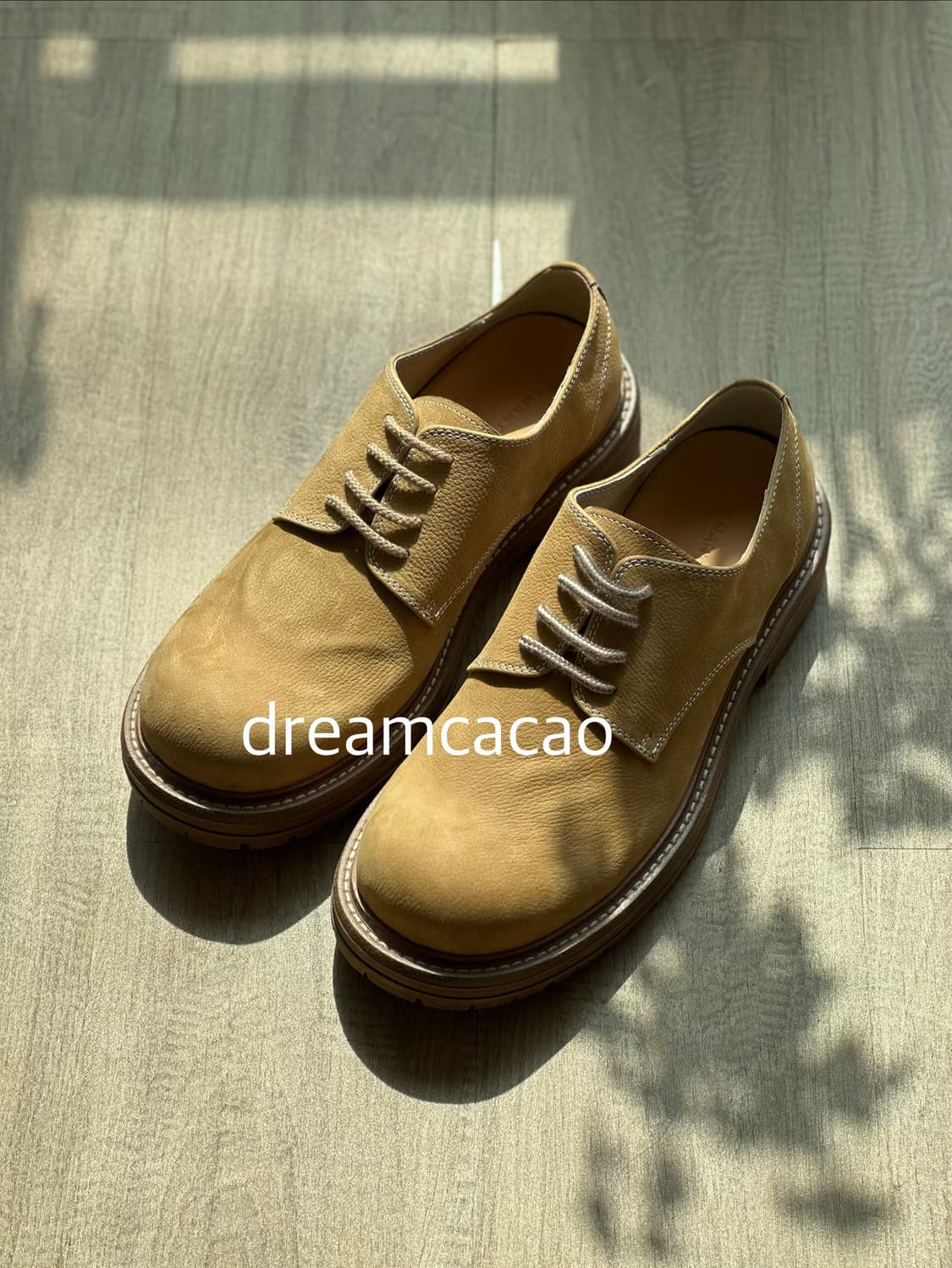 새상품) [로맨틱무브] 빈티지 캐주얼 키높이 더비 (카멜) 260 상품이미지6