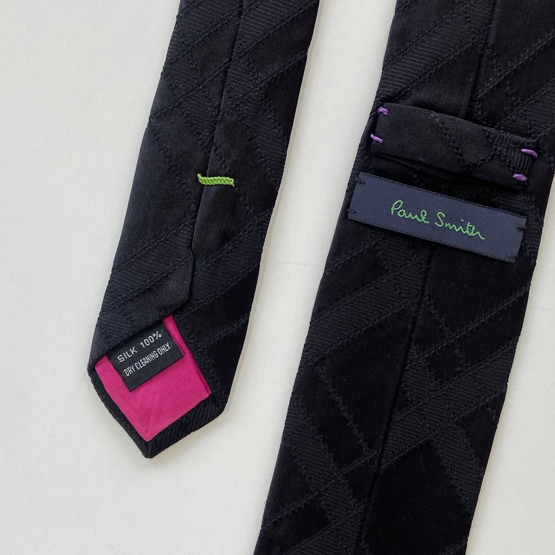 Paul Smith(폴스미스) 명품 정품 블랙넥타이 6.6cm 상품이미지6