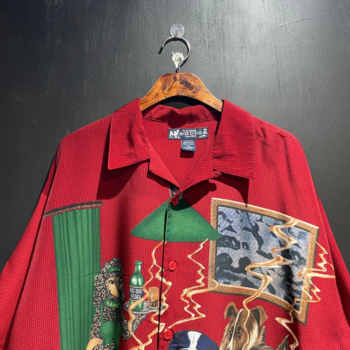 빅독 폴리 스트릿 프린팅 셔츠 상품이미지5