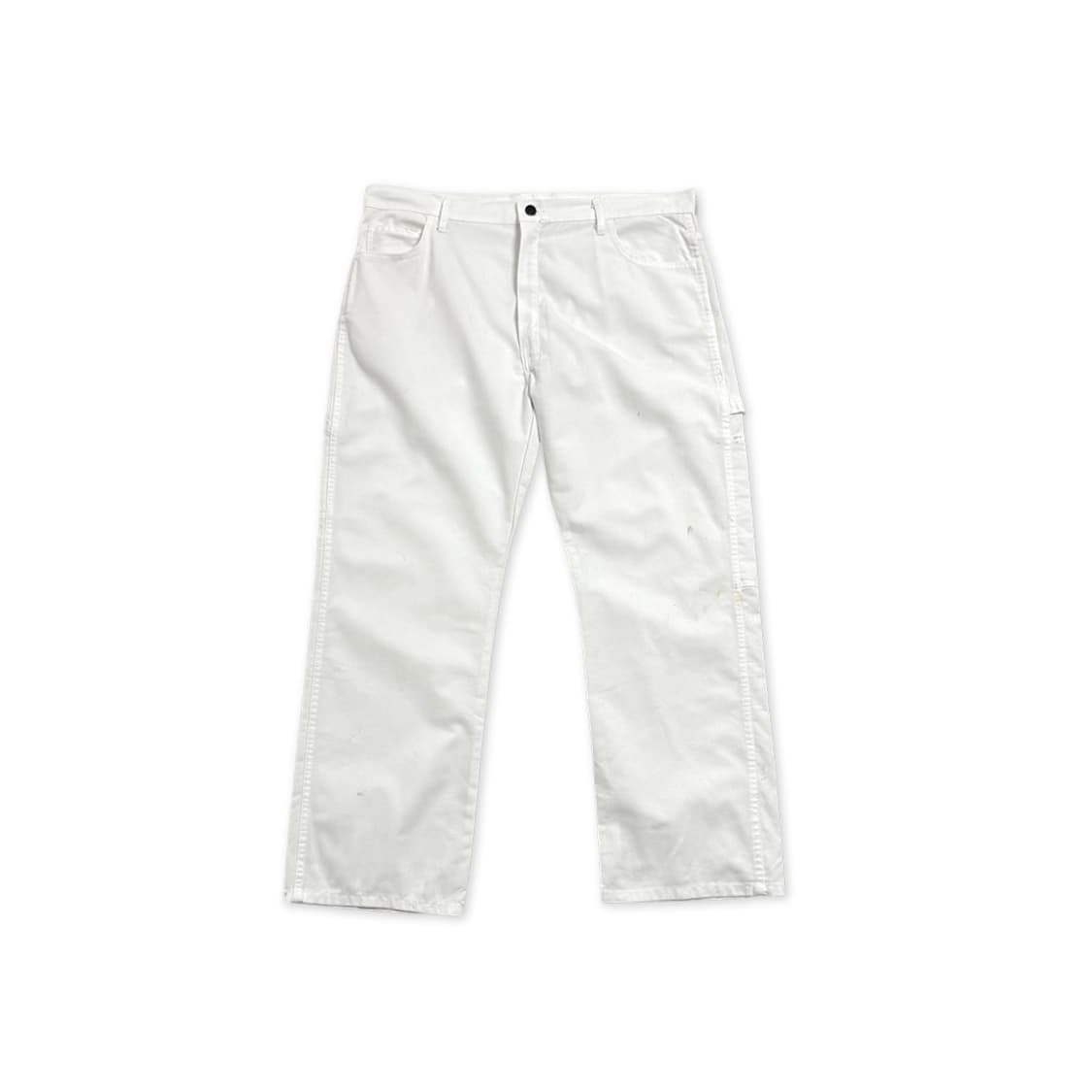 디키즈 화이트 코튼 카펜더 워크팬츠 상품이미지2