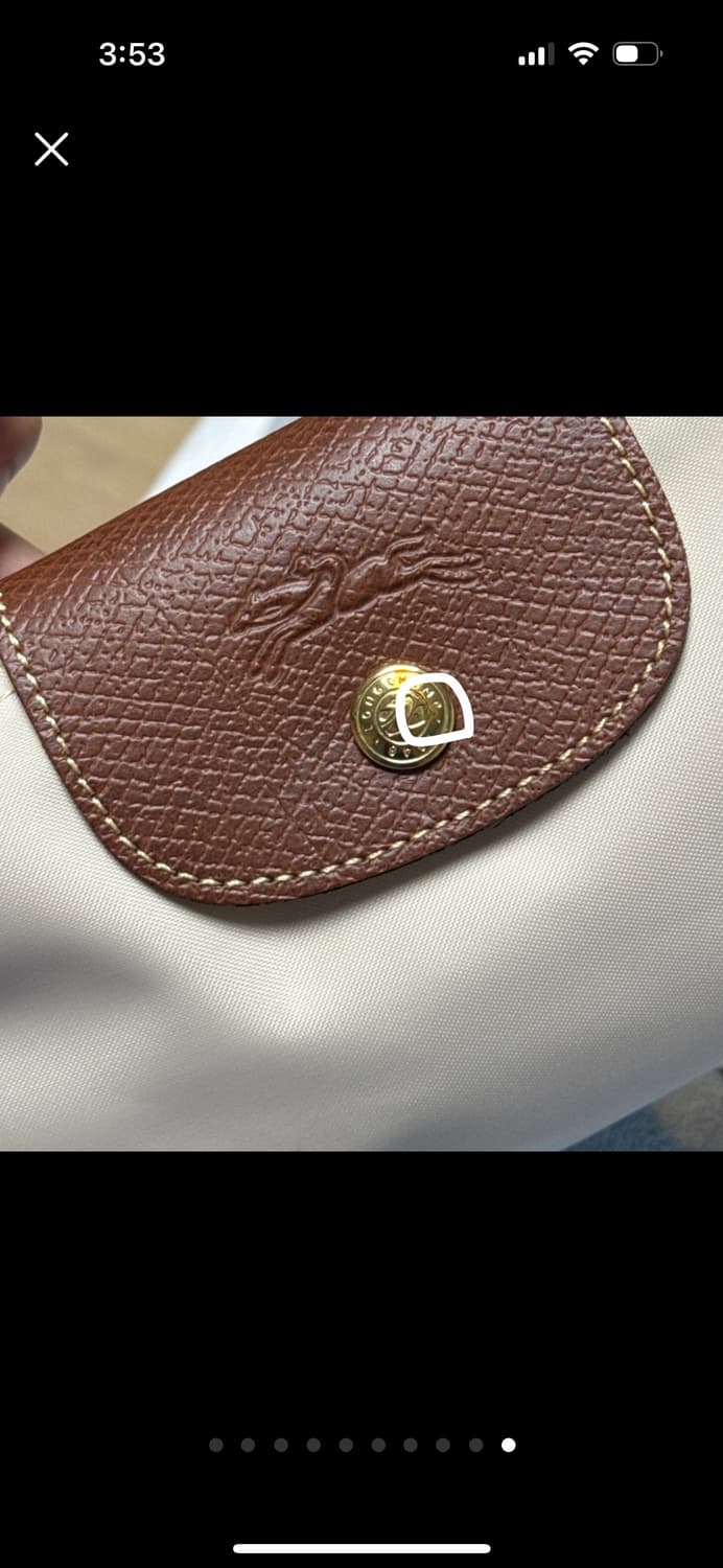 (실착용X) 롱샴 르 플리아쥬 오리지널 핸들 파우치 미니 상품이미지9