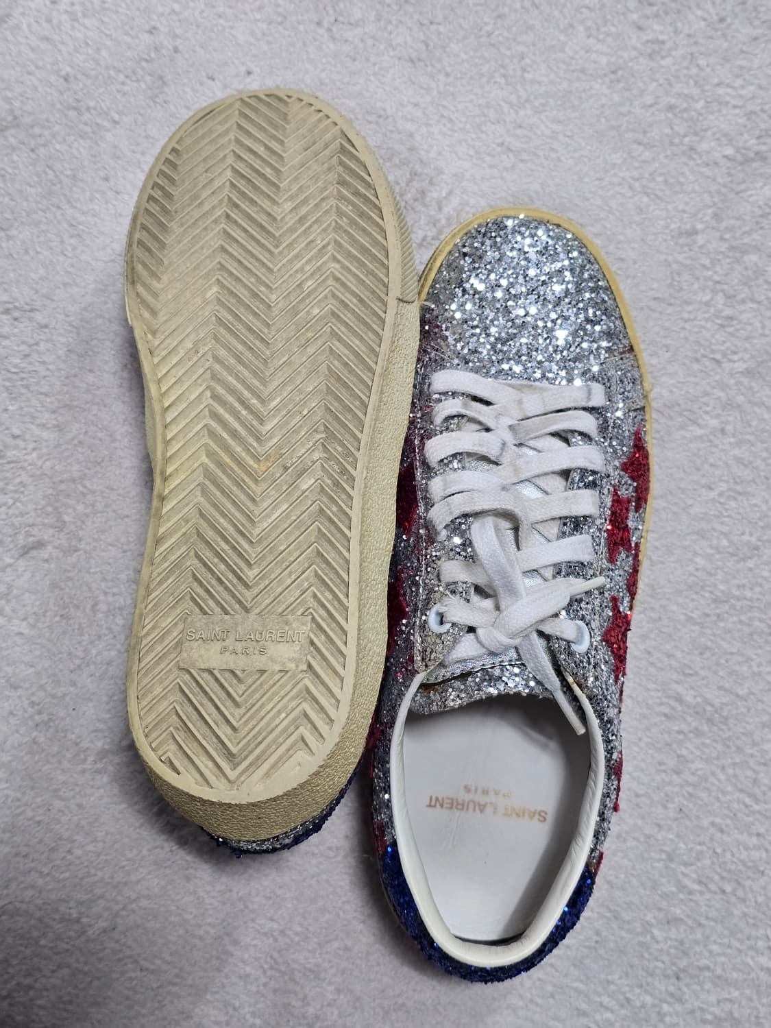 생로랑 글리터 스타 스니커즈 235 상품이미지5