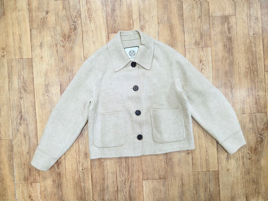 앳코너(at.corner) 핸드메이드 크롭 울자켓 프리사이즈 새상품 상품이미지5