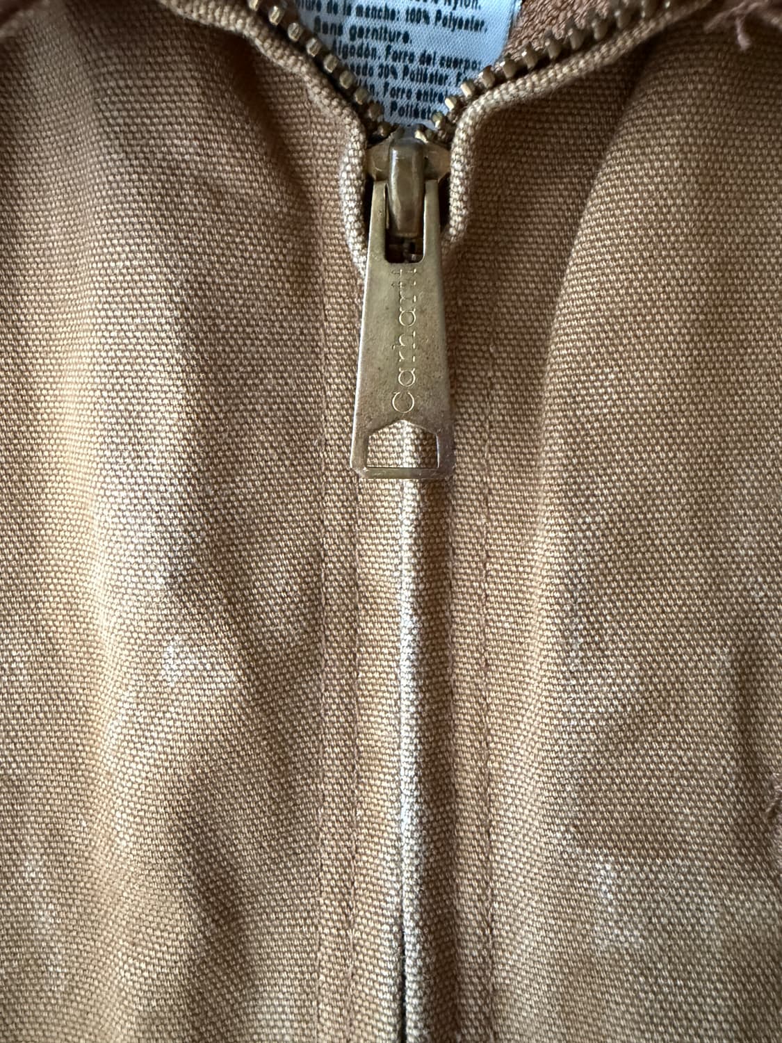 Vintage Carhartt Detroit Jacket Brown 상품이미지4