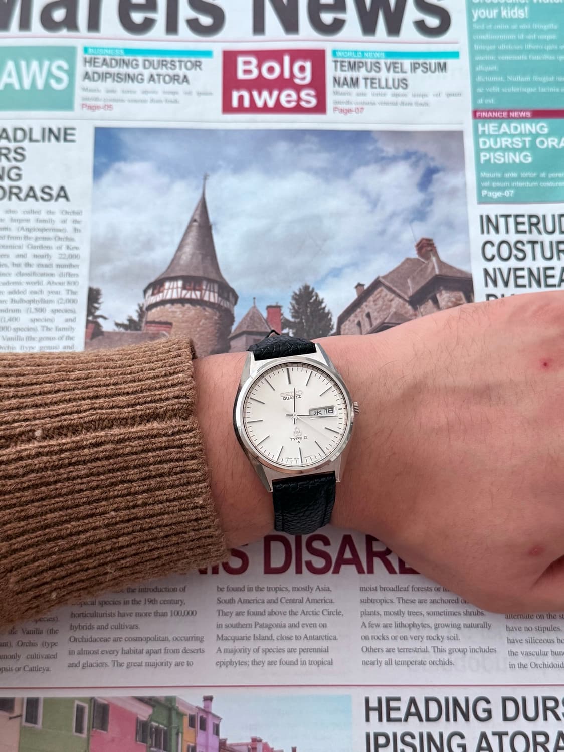 Seiko 세이코 쿼츠 TYPE II Day-Date 1977 상품이미지5