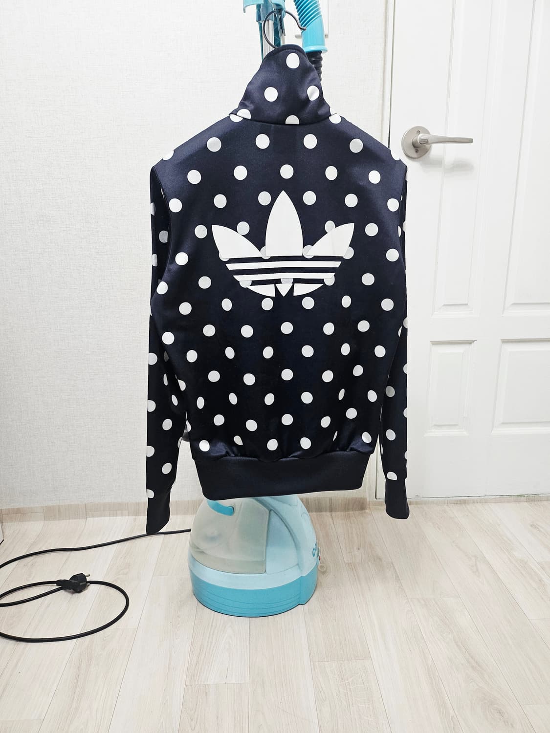 (90)S ☆초대장급☆아디다스 파이어버드 도트 백로고 [검흰] 트랙탑져지 상품이미지7