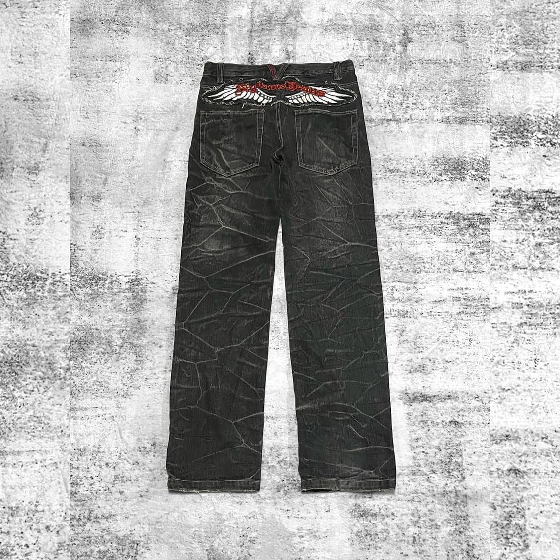 (nylaus) punk wing patch denim  상품이미지1