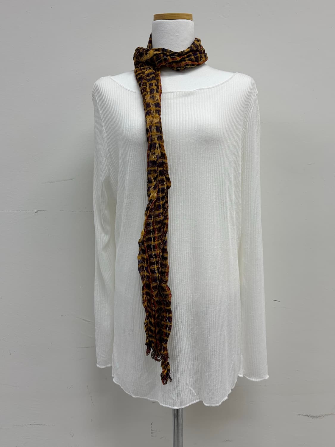 빈티지 체크 머플러 상품이미지4