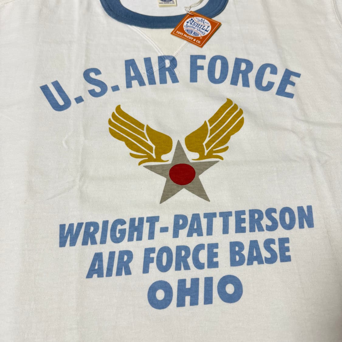 [XL]토이즈맥코이 "USAF" 데드스탁 링거 티셔츠 상품이미지3