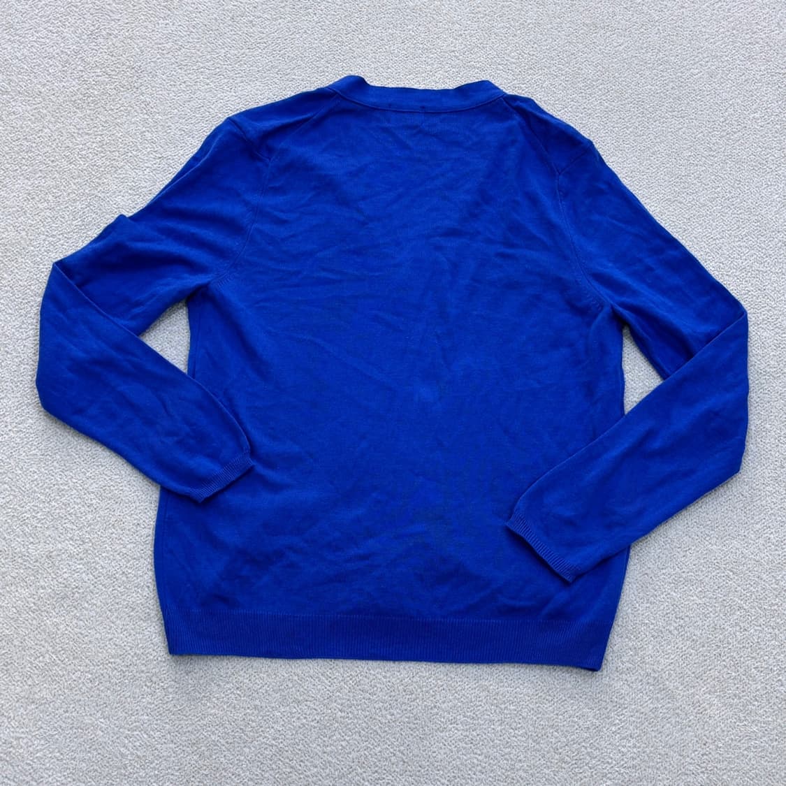 실측확인 빈티지 스몰네모패치 가디건 0429E 상품이미지2