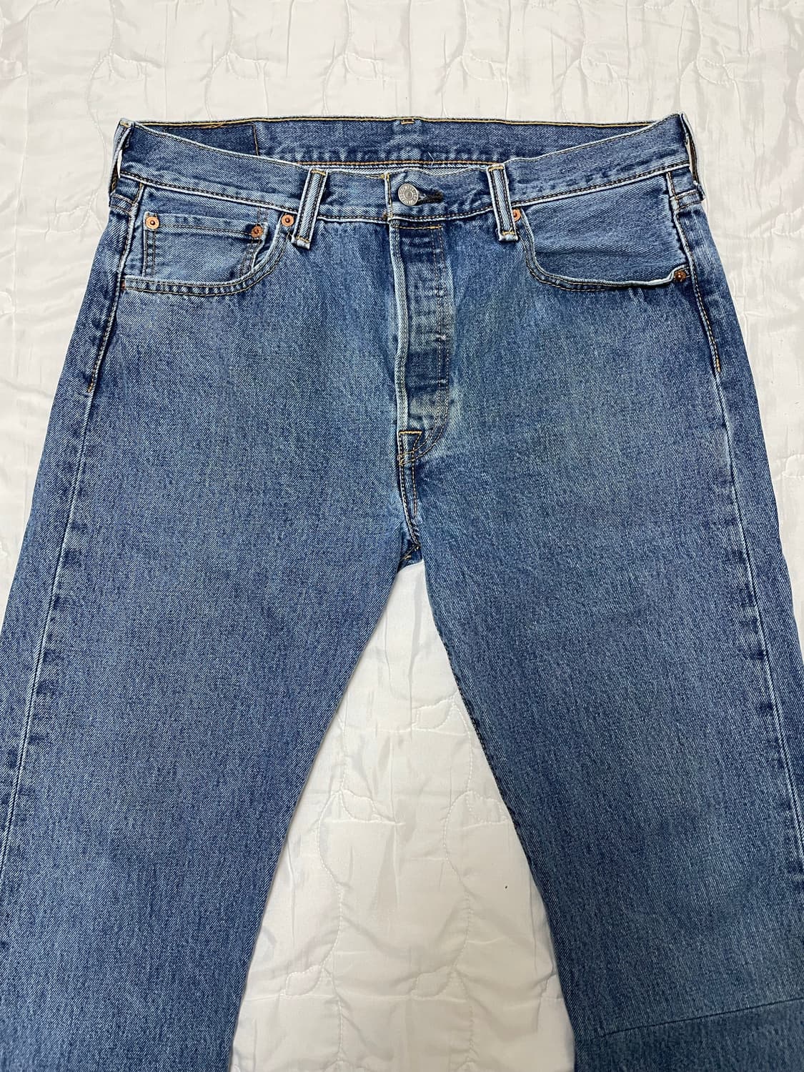 리바이스 501 리메이킹데님 무릎절개  상품이미지2