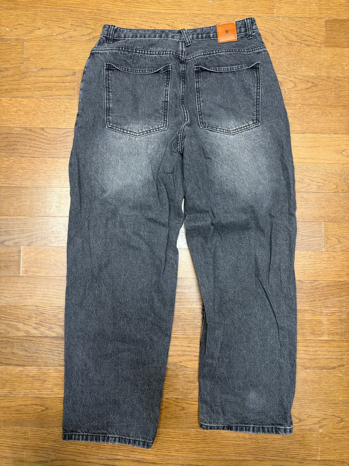 디미트리블랙 ASI 에센셜 와이드 데님 팬츠 그레이 상품이미지3