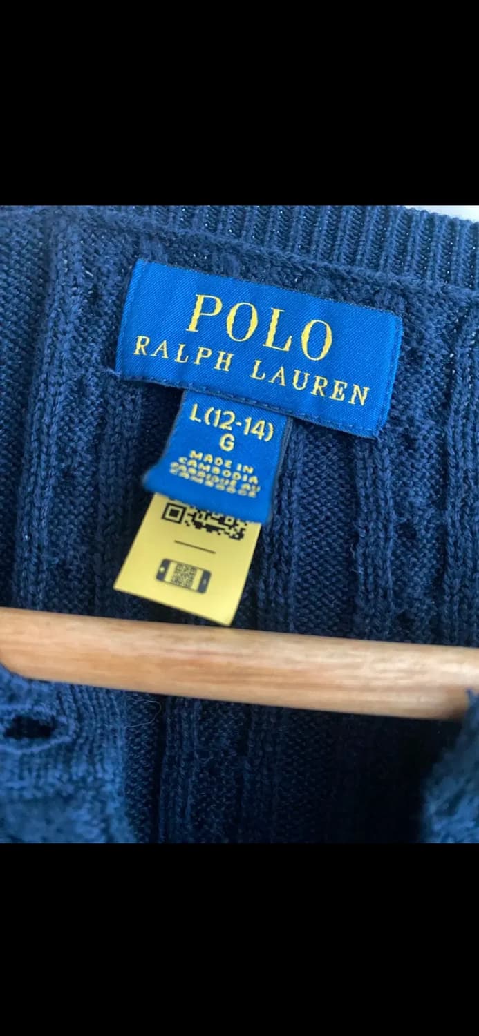 폴로 미니 케이블 코튼 가디건 상품이미지2