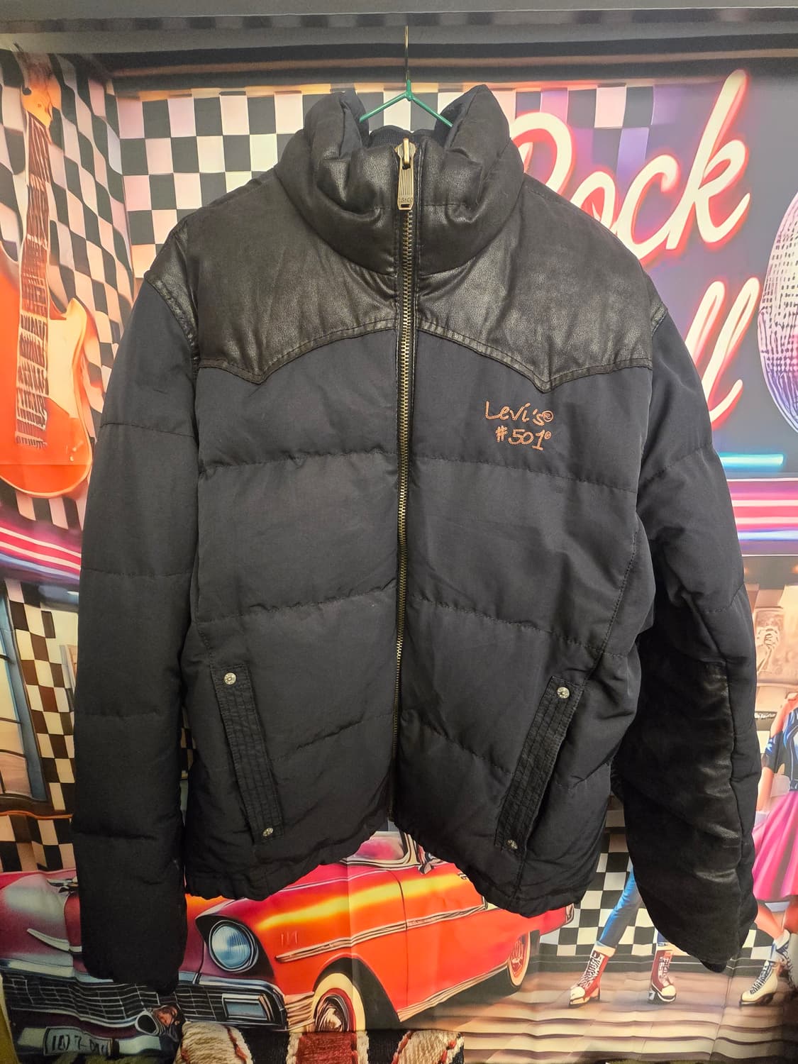 리바이스(Levi's) 501 레더 덕다운 패딩 상품이미지1