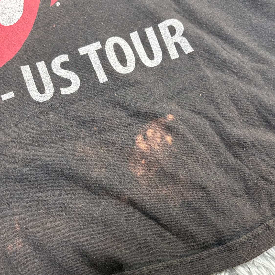 롤링스톤즈 1975 US Tour 티셔츠 Sun Faded 상품이미지3