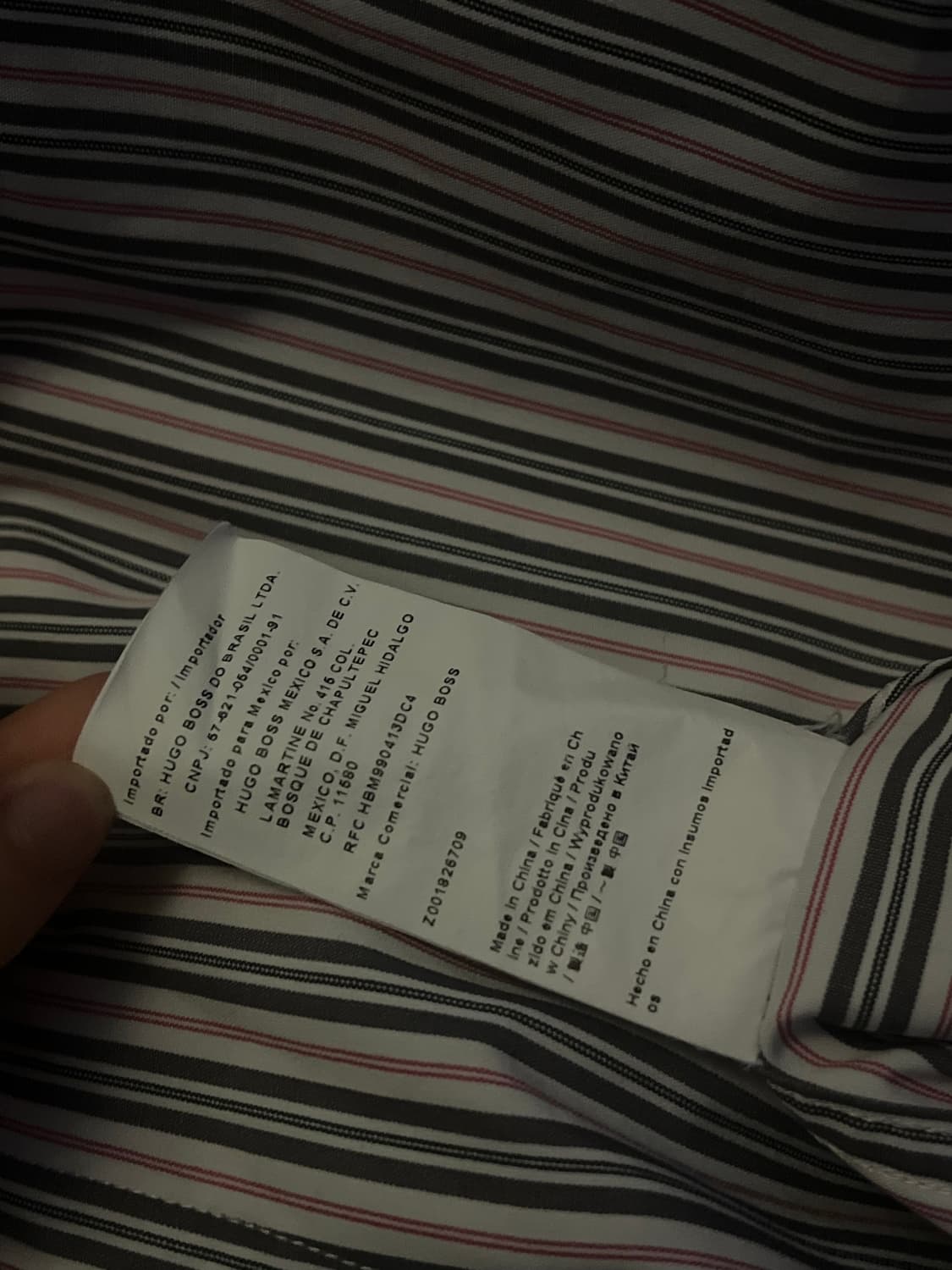 hugo boss 스트라이프 셔츠 XL 상품이미지9