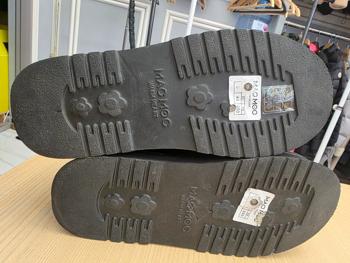 마크모크 MAC MOC 털부츠 블랙 250 상품이미지6