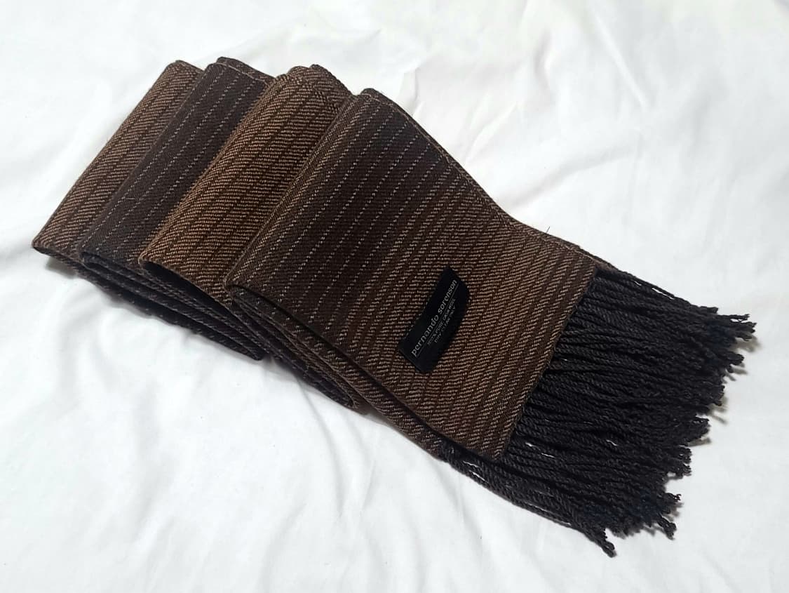 페르난도 소렌슨 캐시미어 머플러 브라운 상품이미지2