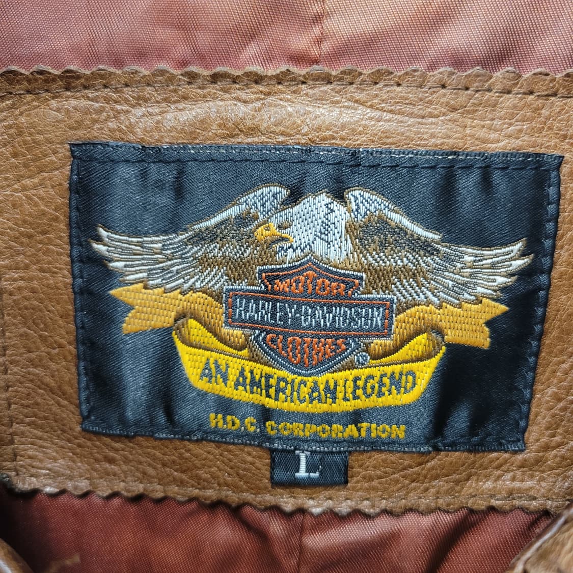 Harley Davidson 할리데이비슨 유일매물 80'sUSA 가죽자켓 상품이미지6