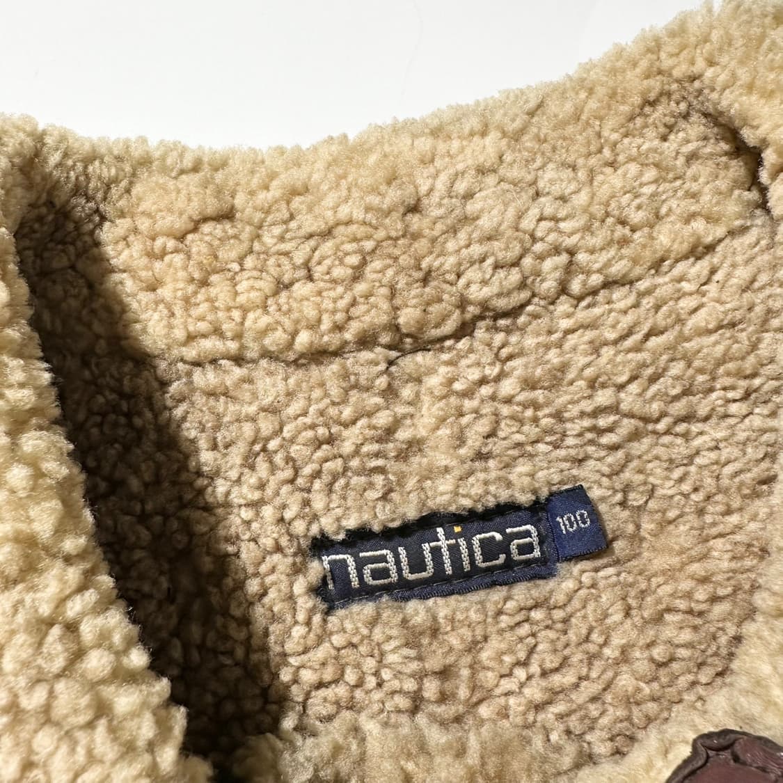 노티카 램스킨 시어링 B-3 무스탕 봄버 자켓 상품이미지6