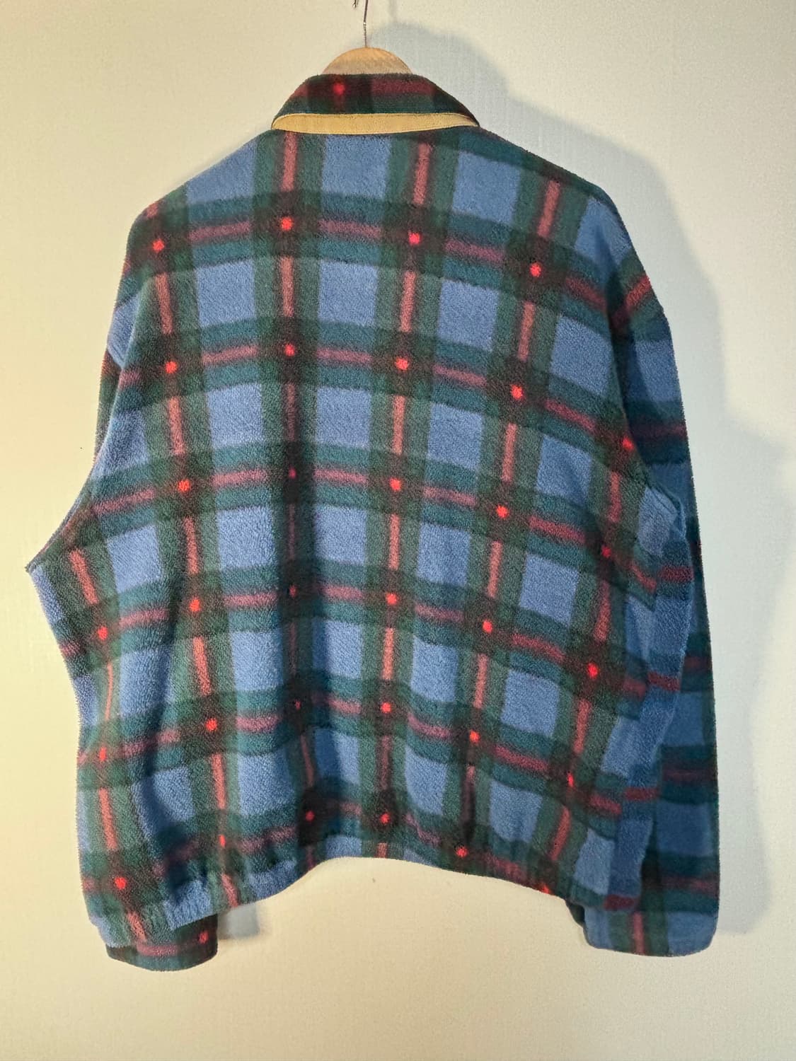 90s POLO 폴로 체크 플리스 스윙탑 드리즐러 빈티지 자켓 상품이미지4