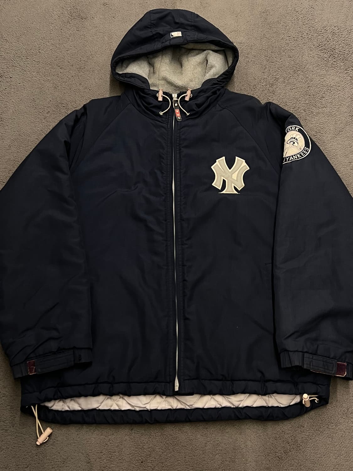 MLB 빈티지 wws 양키즈 대장급 누빔 자켓 처분  상품이미지1