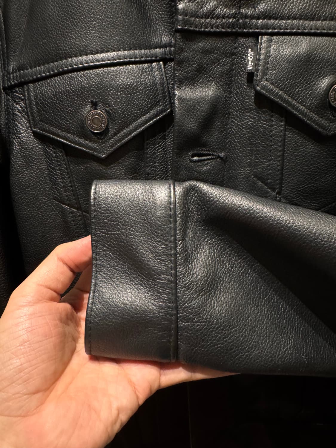 슈프림 리바이스 레더트러커 s 상품이미지7