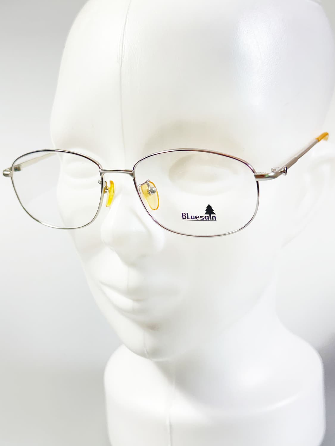 90s BLUESAIN 실버 메탈 슬림 스퀘어 빈티지 안경 상품이미지8