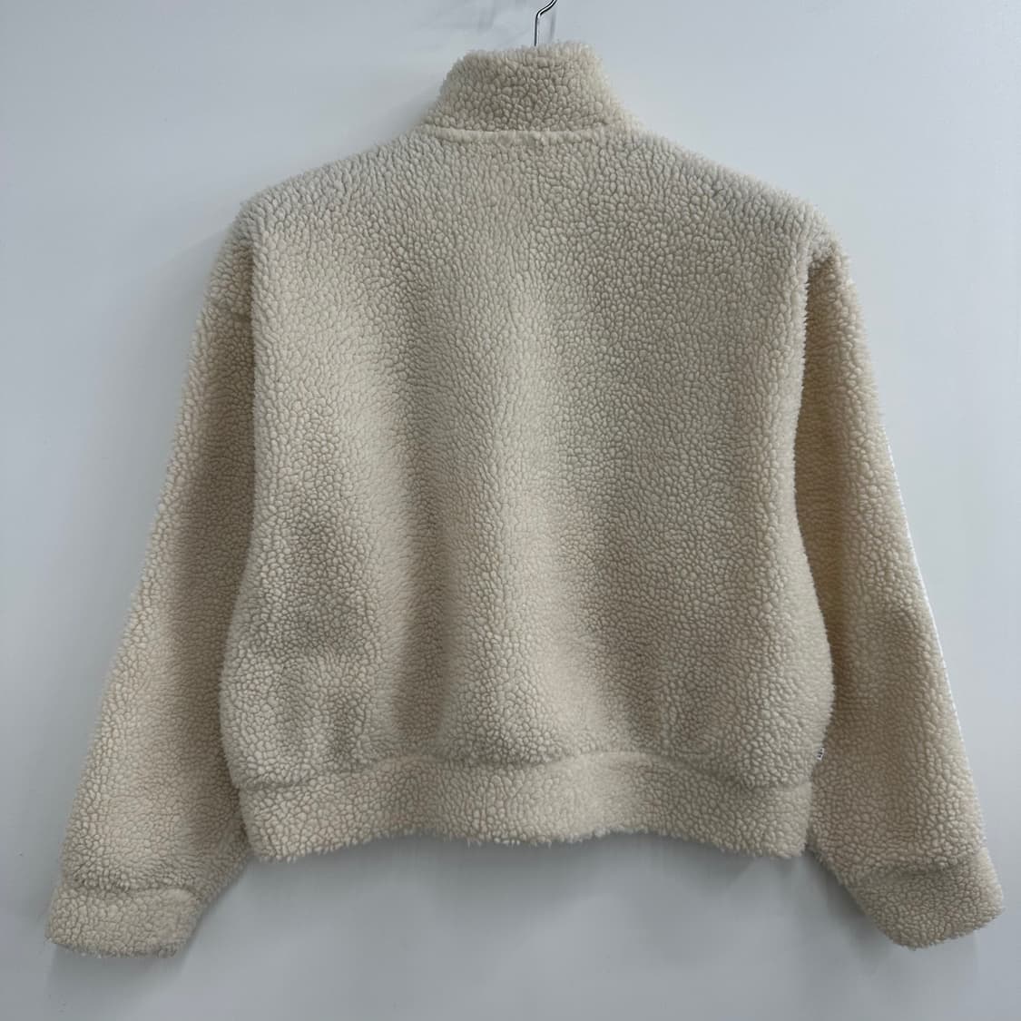 95 아디다스 여자 양털 뽀글이 숏 점퍼 상품이미지2