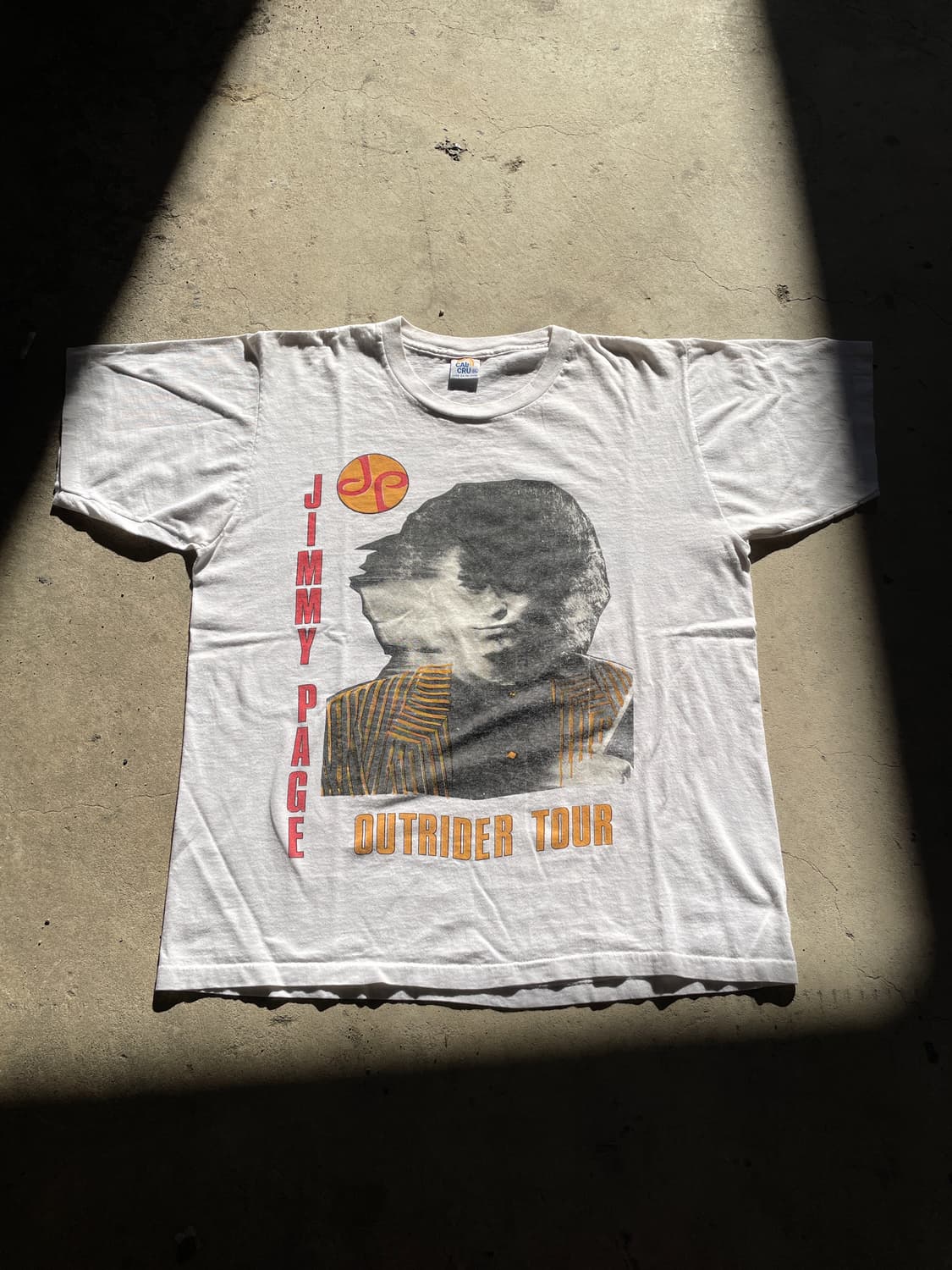 80s Led Zeppelin Jimmy Page Tour Shirt 상품이미지5