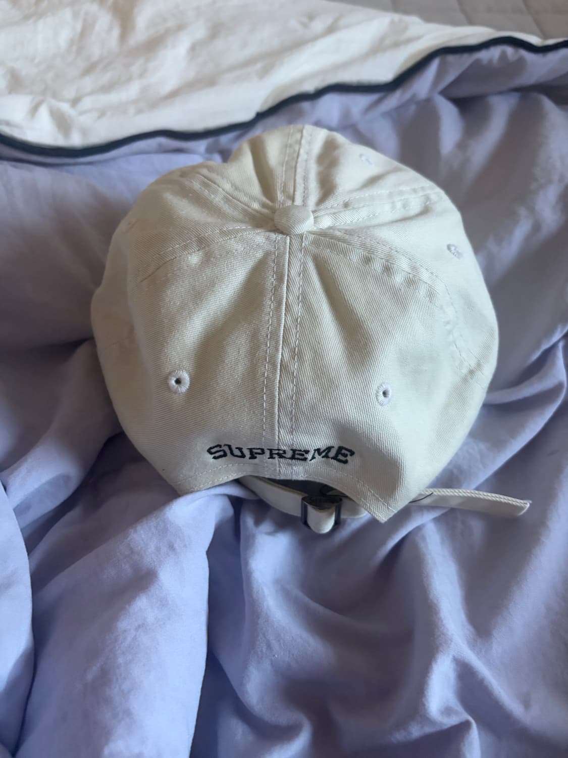 슈프림 피그먼트 s로고 볼캡 내츄럴 상품이미지2
