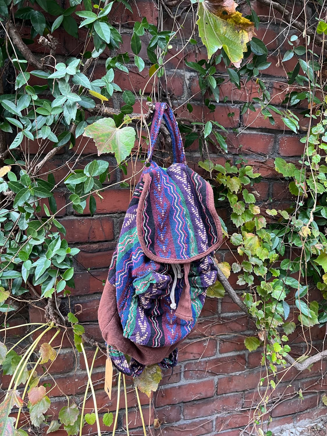 히피 자수 포인트 백팩 상품이미지2