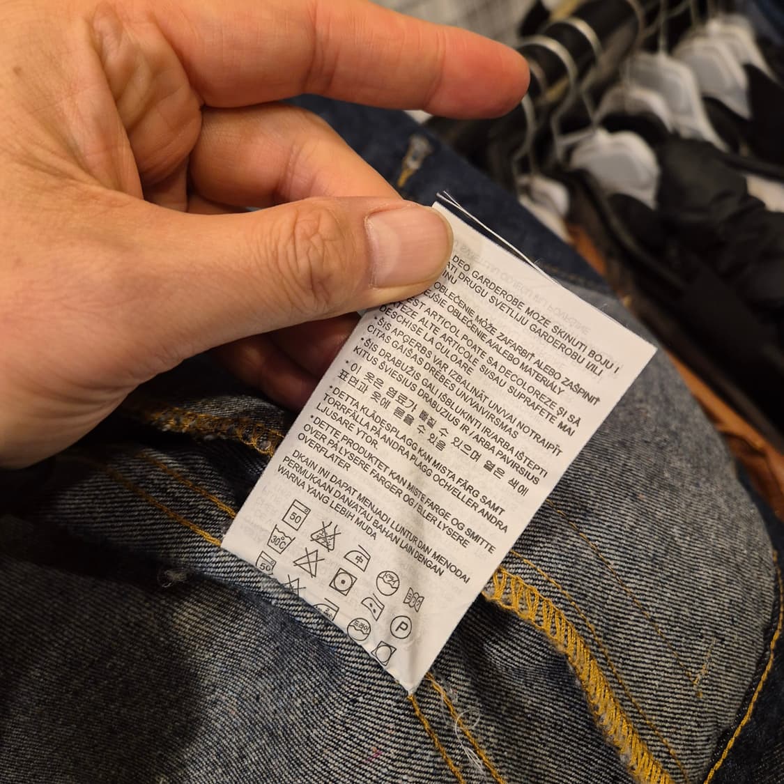 M 생지 데님자켓 상품이미지5