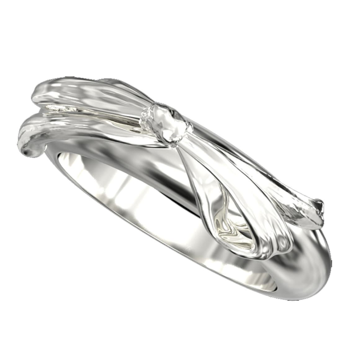 (Silver 925)희세 리본 링 9호 실버 반지 은반지 상품이미지2