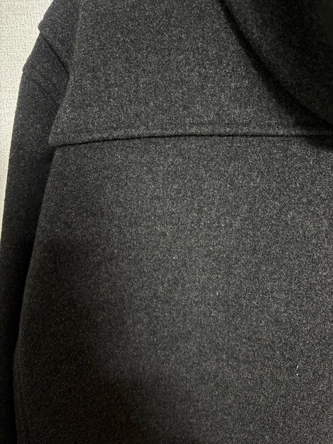 폴로 더블 코트 차콜 공용 상품이미지3