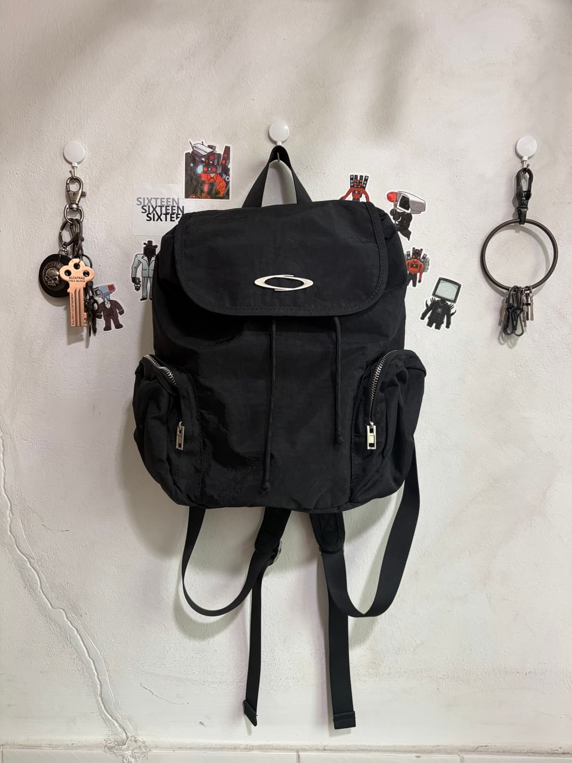 노이아고 블랙 백팩 상품이미지1