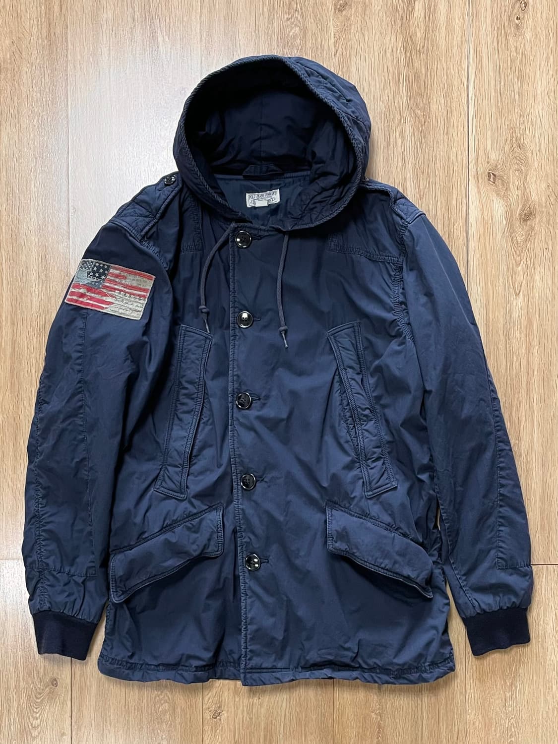 택포) 폴로 랄프로렌 폴로진스 성조기 패치 야상 (야전상의) 파카 자켓 상품이미지1