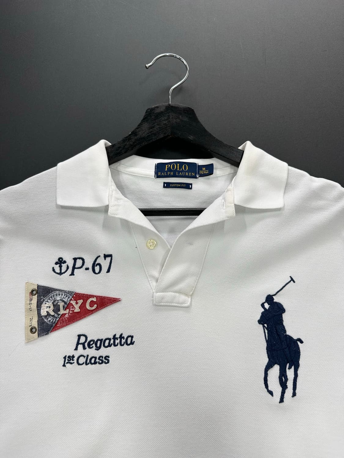 폴로랄프로렌 마린 플래그패치넘버링 빅포니 PK반팔티 상품이미지6