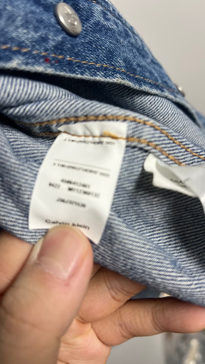 캘빈클라인 손흥민 데님자켓  xxl 상품이미지5