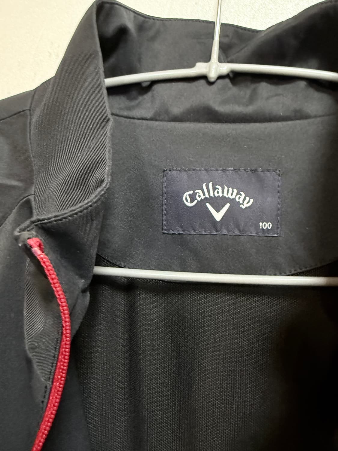 정품)캘러웨이 골프 바람막이 자켓 100 블랙 여성 골프웨어 점퍼 상품이미지6