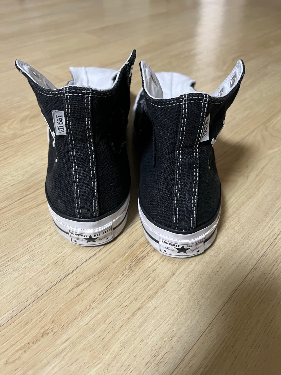 컨버스 x 스투시 척 70 하이 블랙 상품이미지2