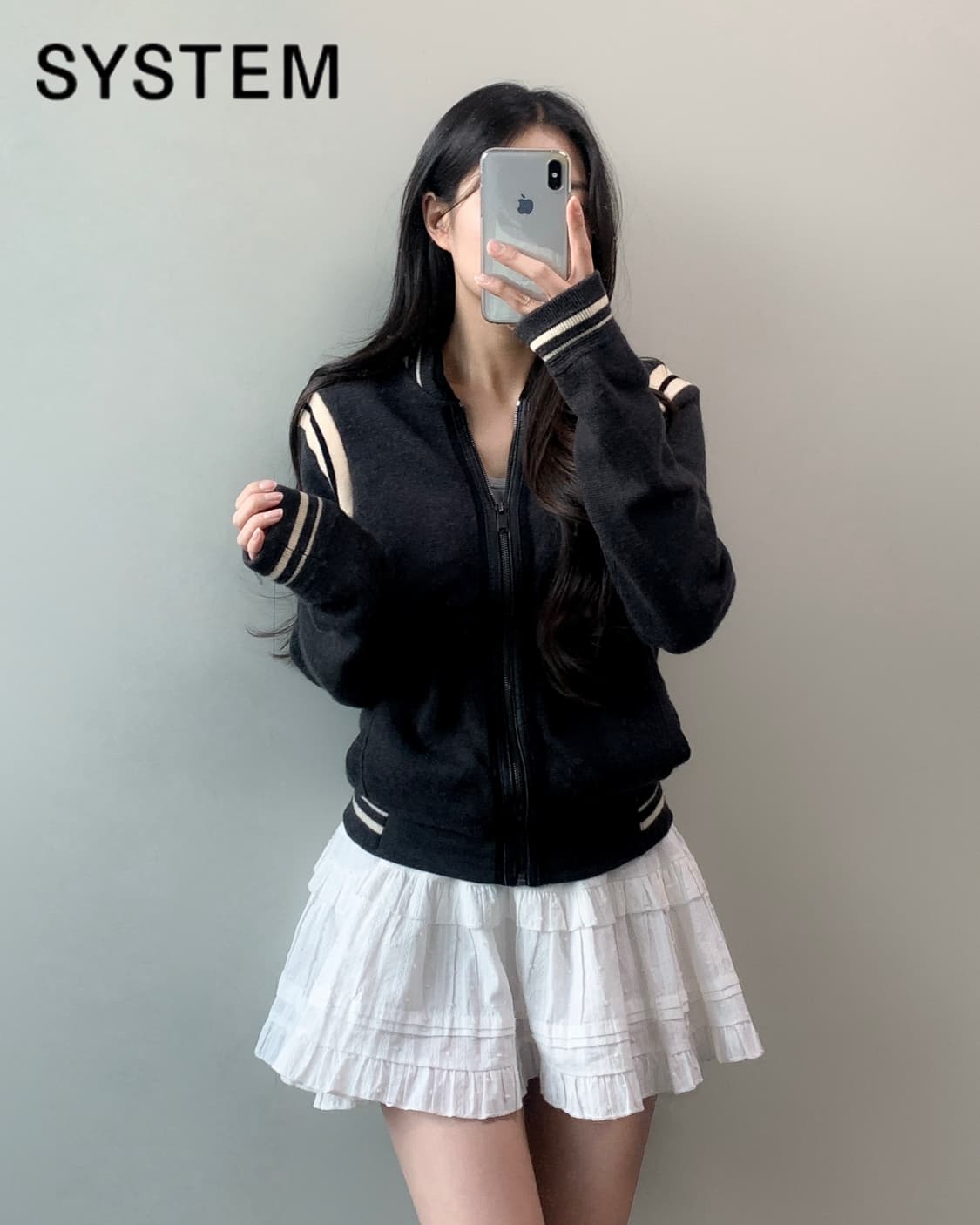 시스템 울 양피 자켓 상품이미지3