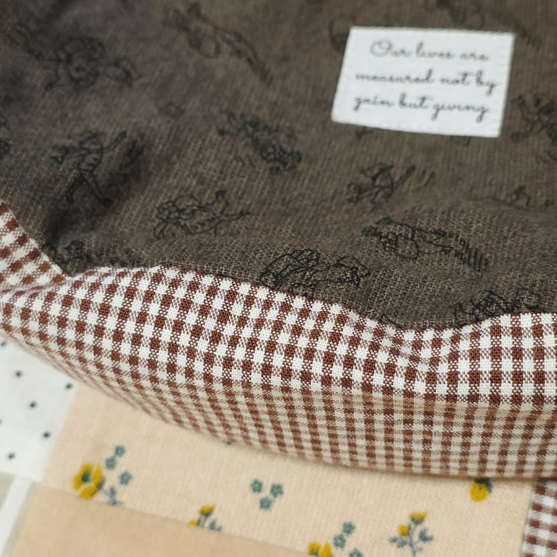 핸드메이드 라운드 스트링 파우치 상품이미지4