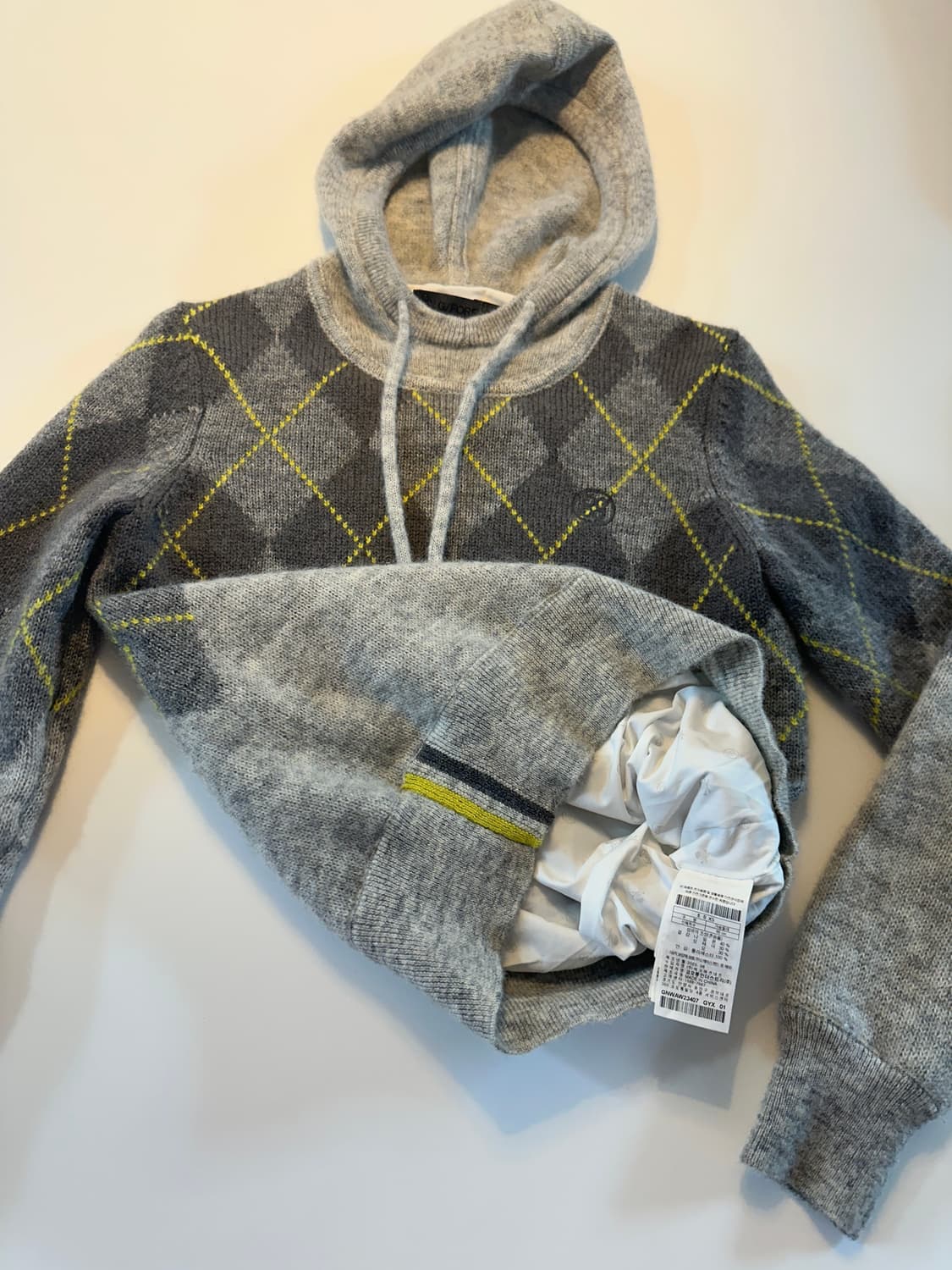 (새상품)지포어 아가일바람막이후드(XS) 상품이미지5