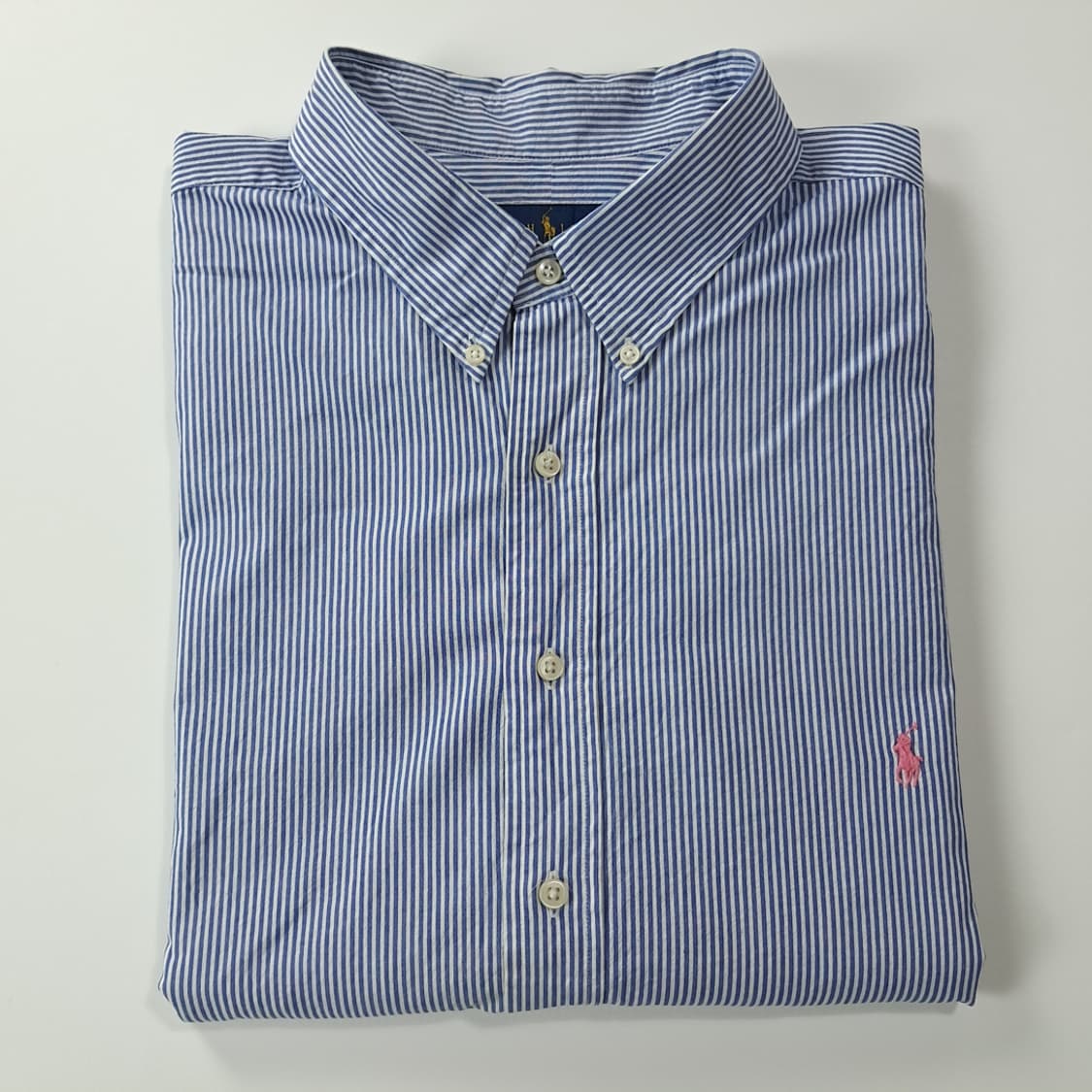 CK355 3XB 폴로 90s 스트라이프 시어서커 반팔 셔츠 남방 상품이미지7