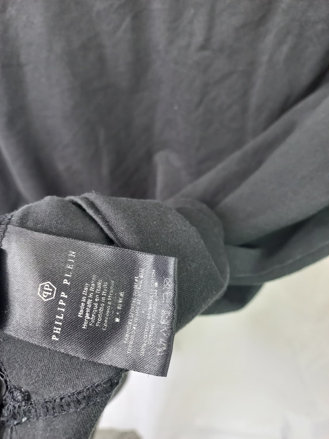 필립플레인 블랙 플래티넘 컷 티셔츠 (남110) 상품이미지6