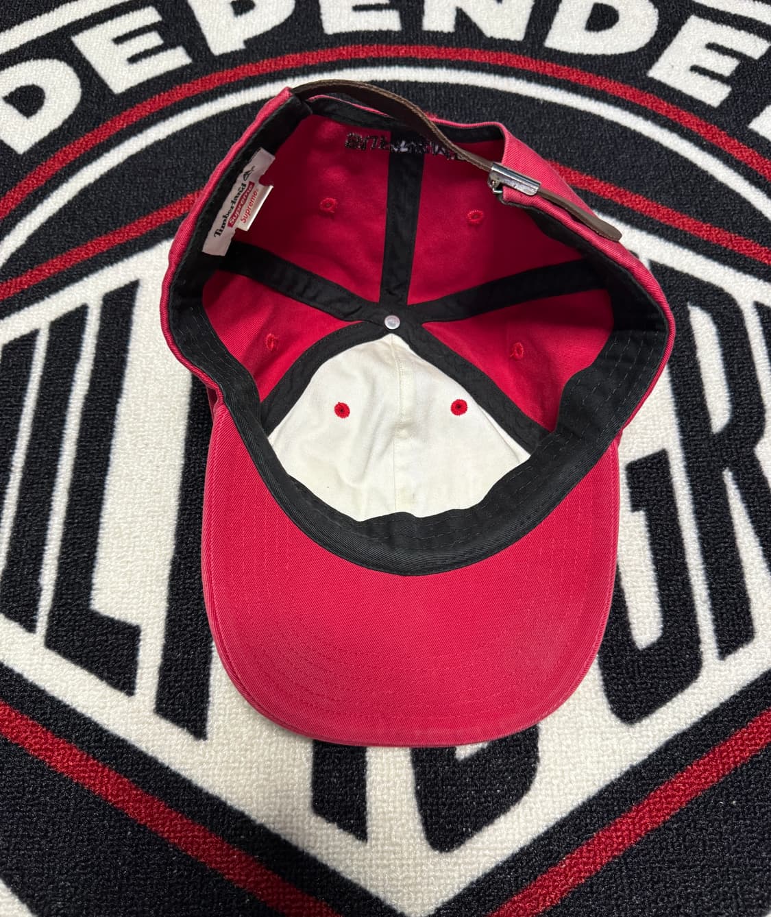 슈프림 팀버랜드 6 패널 레드 상품이미지6