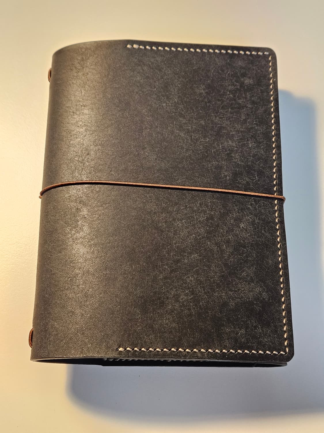 트래블러스 노트 스타일 트라이폴드 가죽 커버 A6 상품이미지1